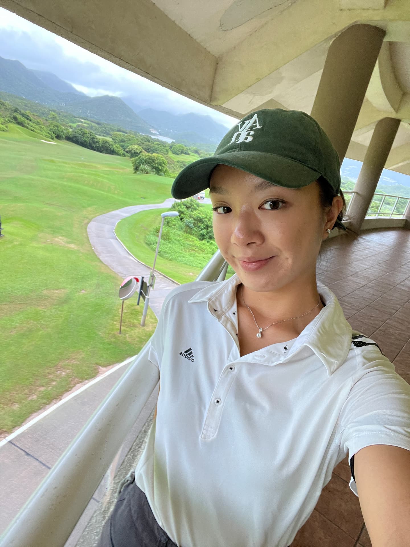 Rangi Chan, head coach at ForEagle Golf, at a Hong Kong golf course